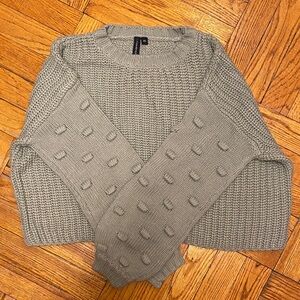 Moon&madison Cropped Sweater Sage Green XS Gently Used